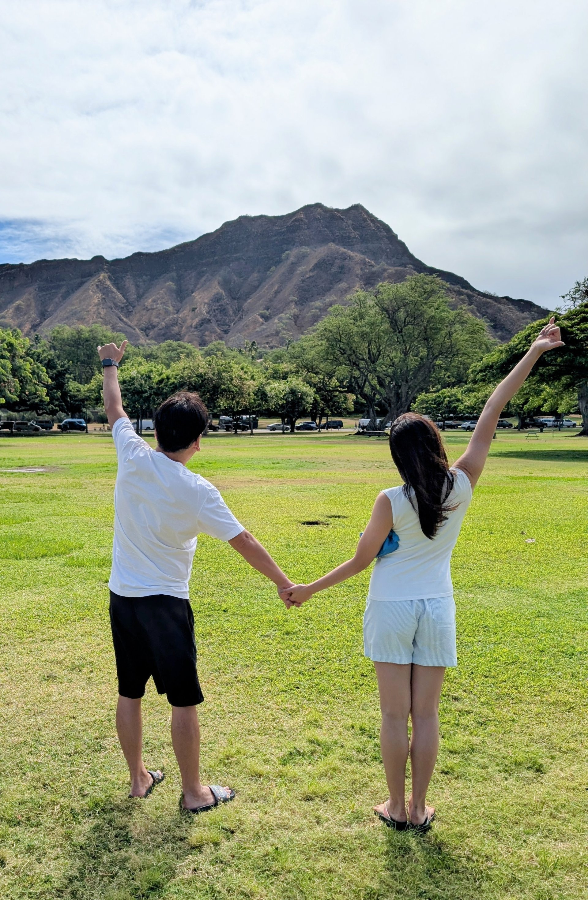 ダイヤモンドヘッド カップル カピオラニ公園