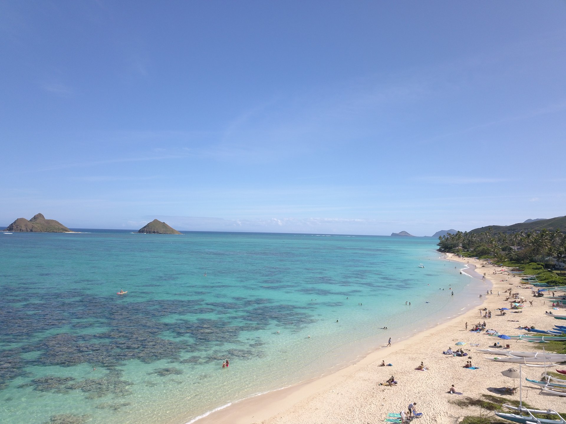 ラニカイビーチ空撮
