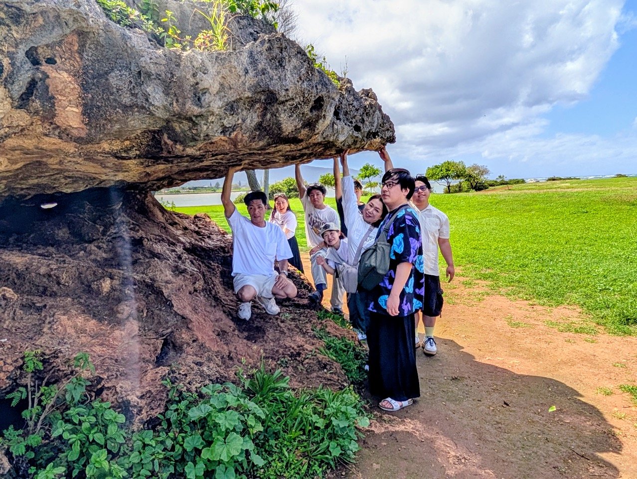 ポハク ラナイ グループ記念撮影
